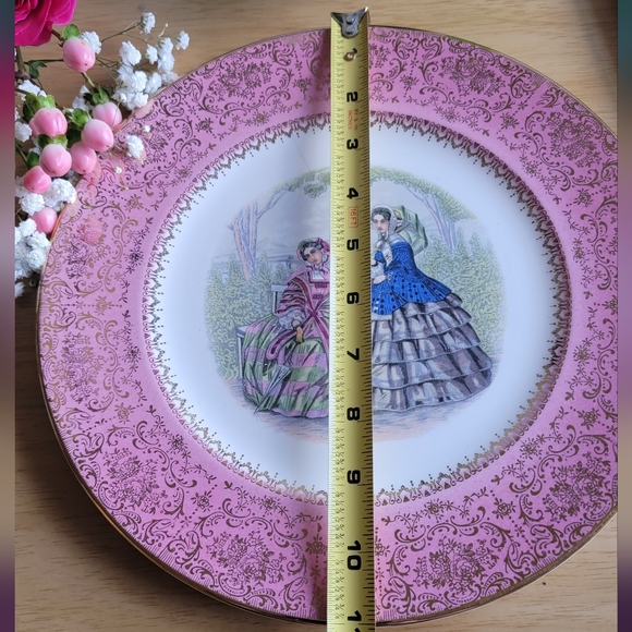 IMPERIAL SALEM 23Karart Gold Serving Plate. VINTAGE - Picture 6 of 7